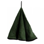 SOLEIL D'OCRE Torchon rond en coton EPONGE vert, par Soleil d'ocre