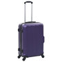 Voir la diapositive 2 : VIDAXL Valise rigide 3 pcs Violet ABS