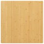 Voir la diapositive 1 : VIDAXL Dessus de table 80x80x2,5 cm bambou