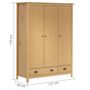 Voir la diapositive 6 : VIDAXL Garde-robe a 3 portes Hill 127x50x170 cm Pin solide
