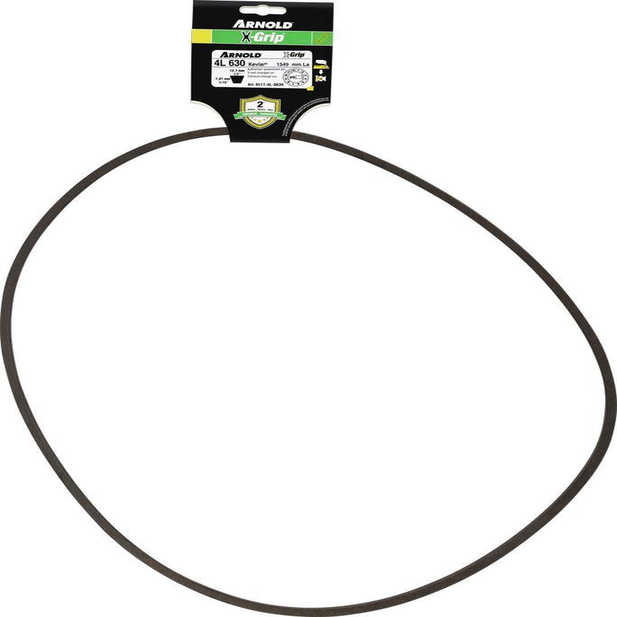 ARNOLD Courroie trapézoïdale x-grip v de type 4l630