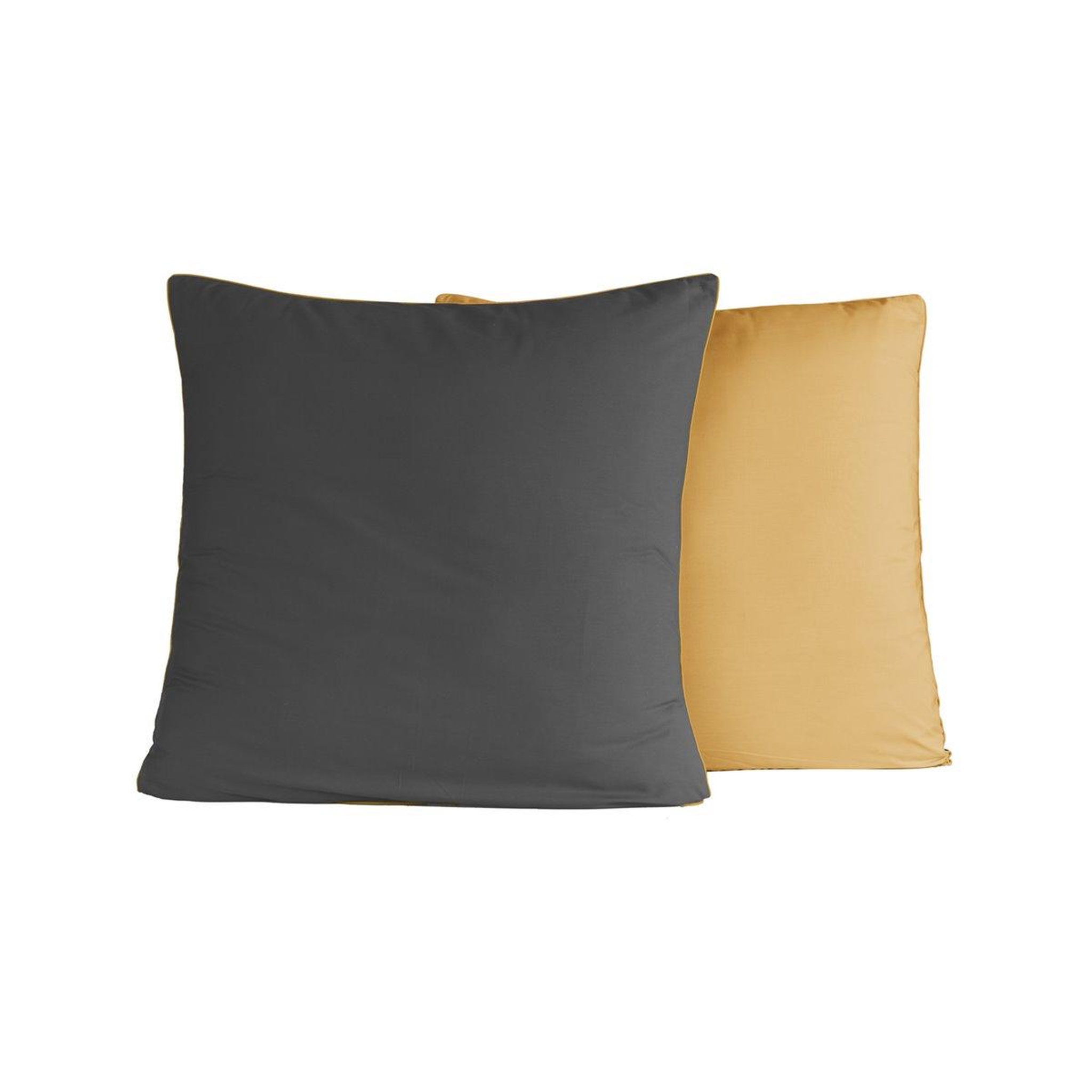 Voir la diapositive 1 : Sensei Maison Lot de 2 taies d'oreiller bicolores en percale coton DOZMARY