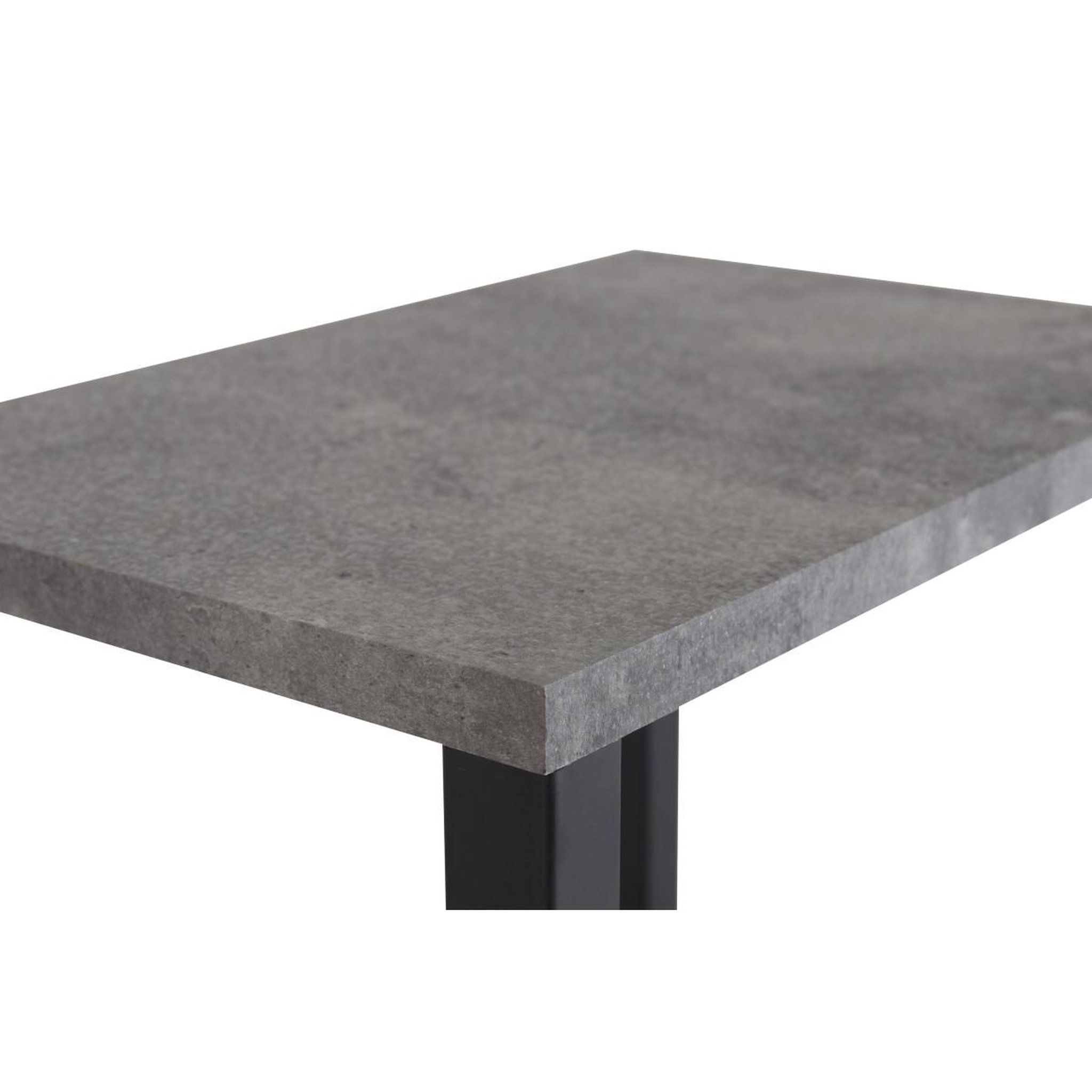 Voir la diapositive 3 : Paris Prix Table de chevet double  rise  70cm gris & noir