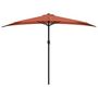 Voir la diapositive 3 : VIDAXL Parasol de balcon et mat en aluminium Terre cuite 300x155x223cm