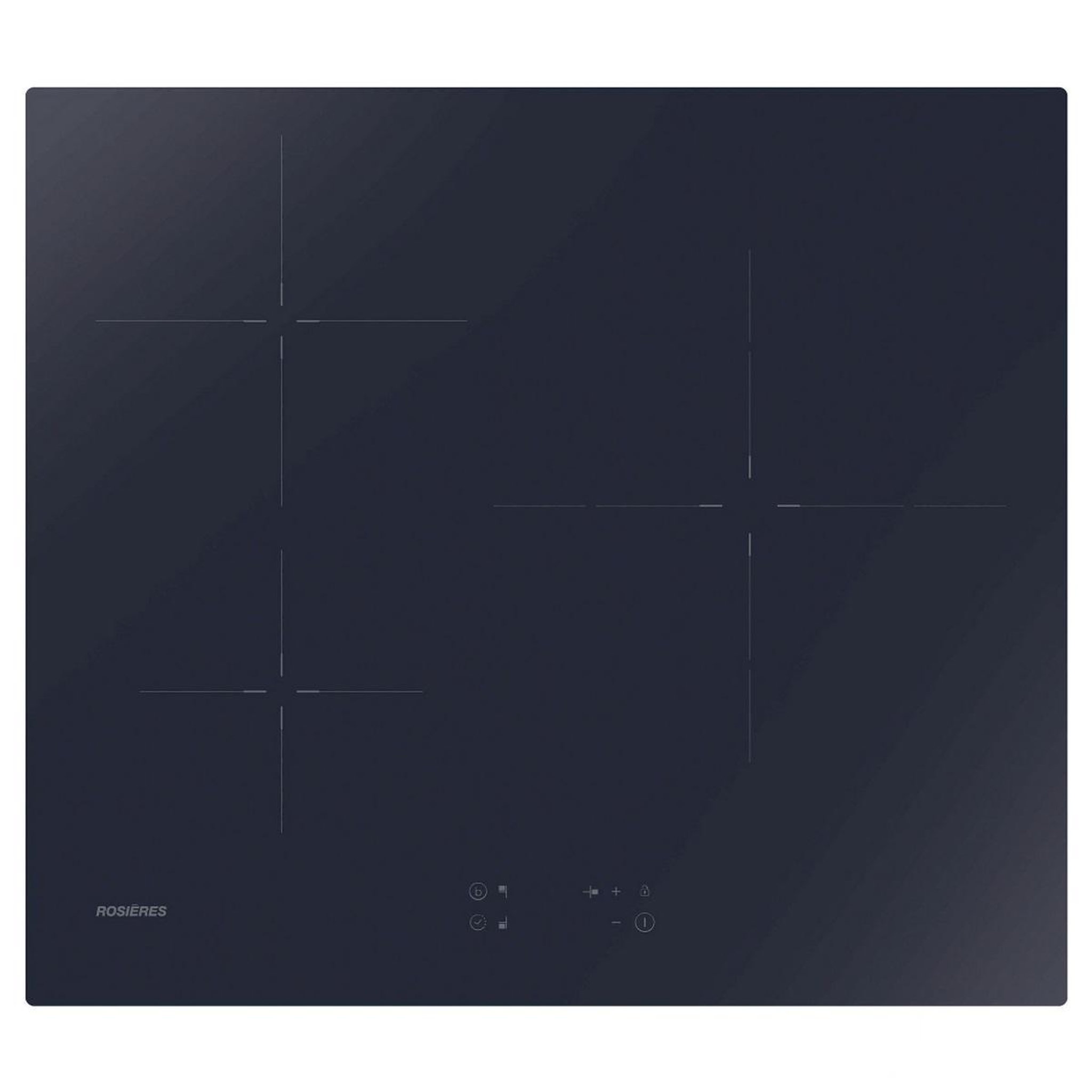 Rosieres Table de cuisson induction 60cm 3 feux 7200w noir - ri633c/m1