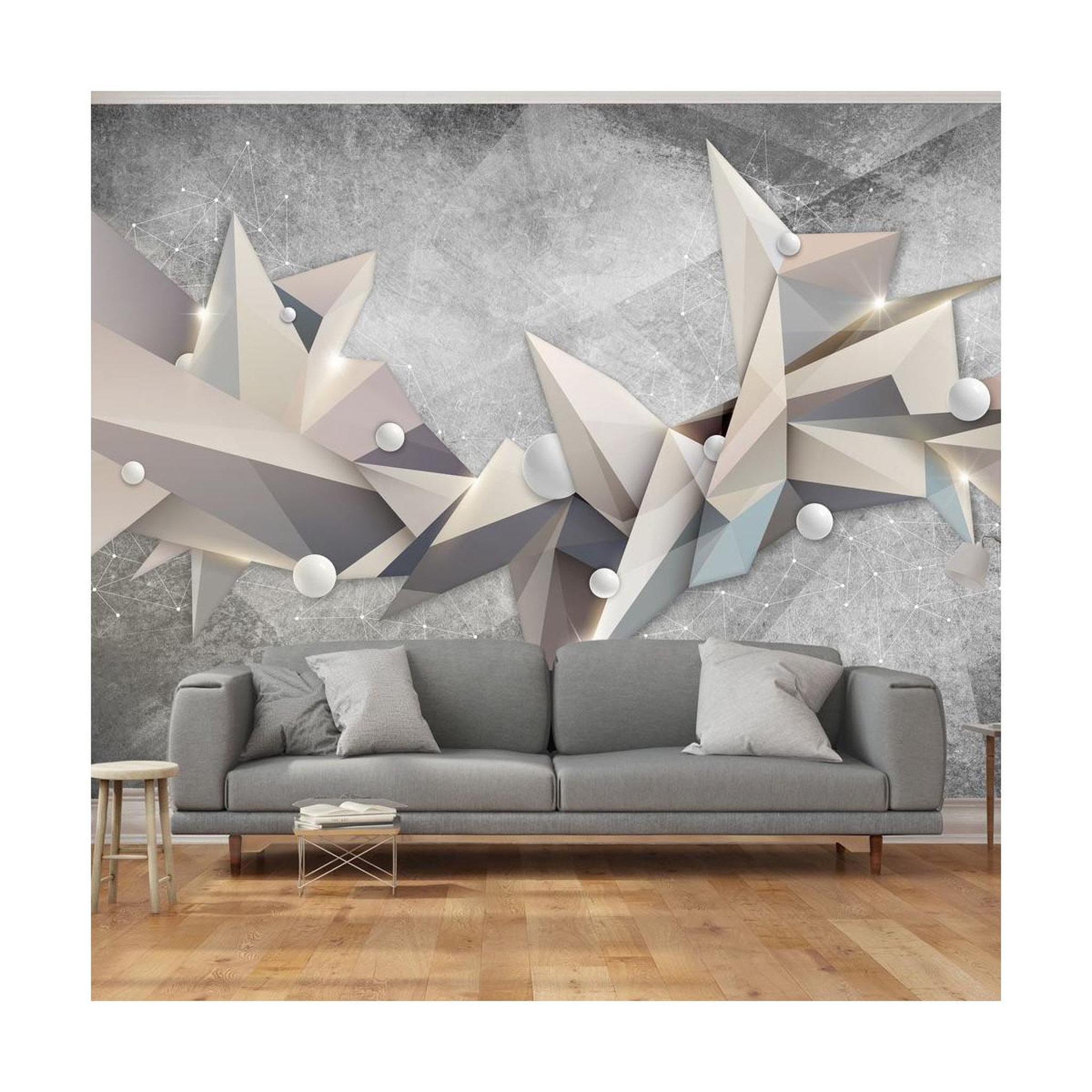 Paris Prix Papier peint  geometrical constellation. Coloris disponibles : Multicolore