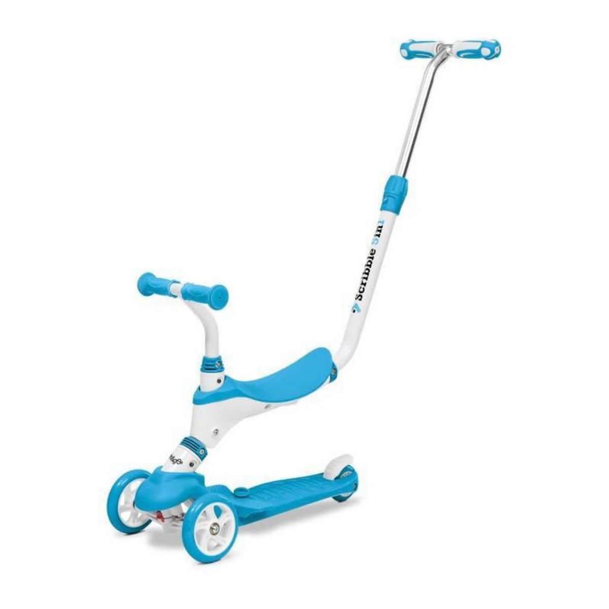 Mondo MONDO Trottinette On and Go Scribble 5 en 1 - Bleu