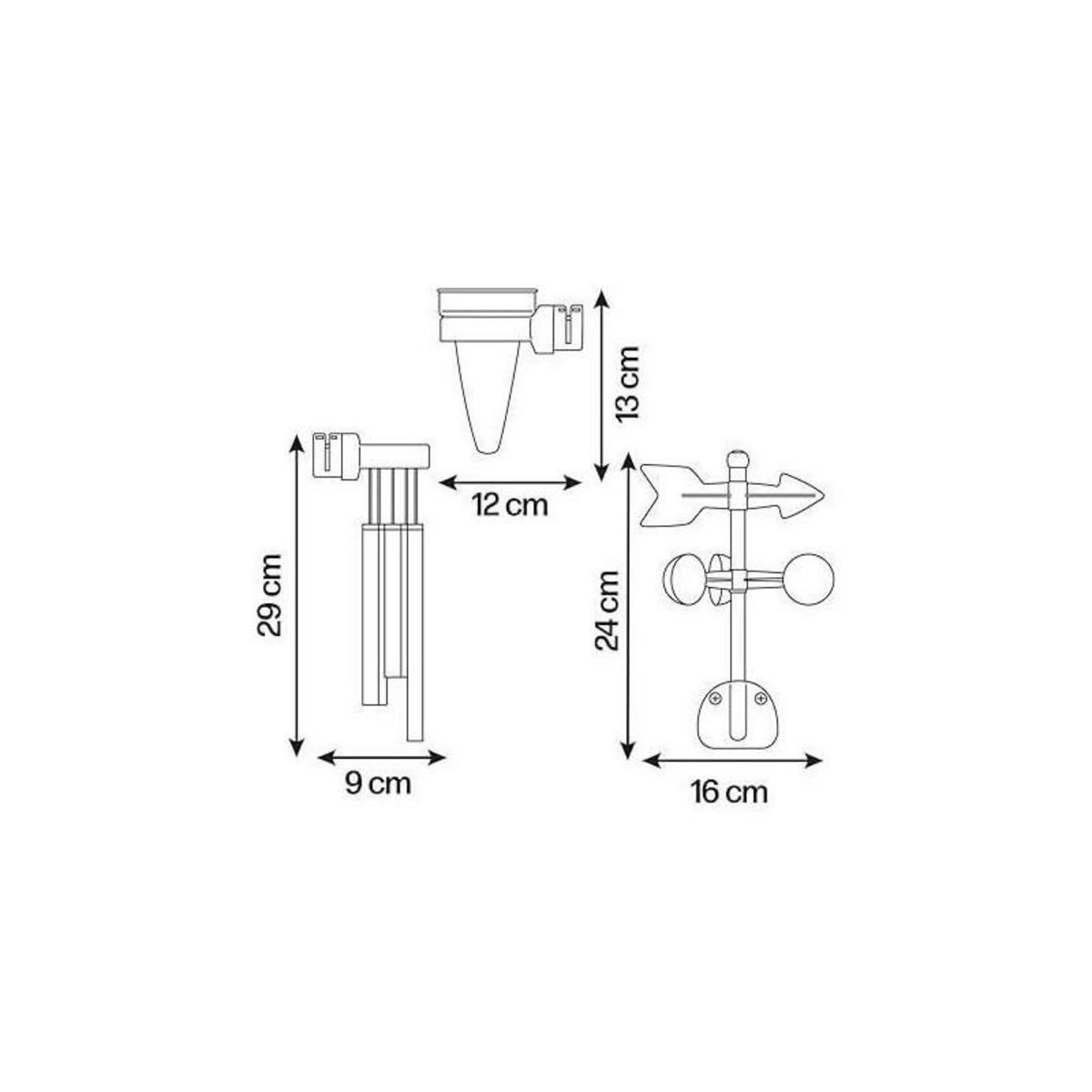 SMOBY Smoby - Kit Météo - Accessoires de Maison Smoby - Carillon + pluviometre + girouette - Dés 2 ans