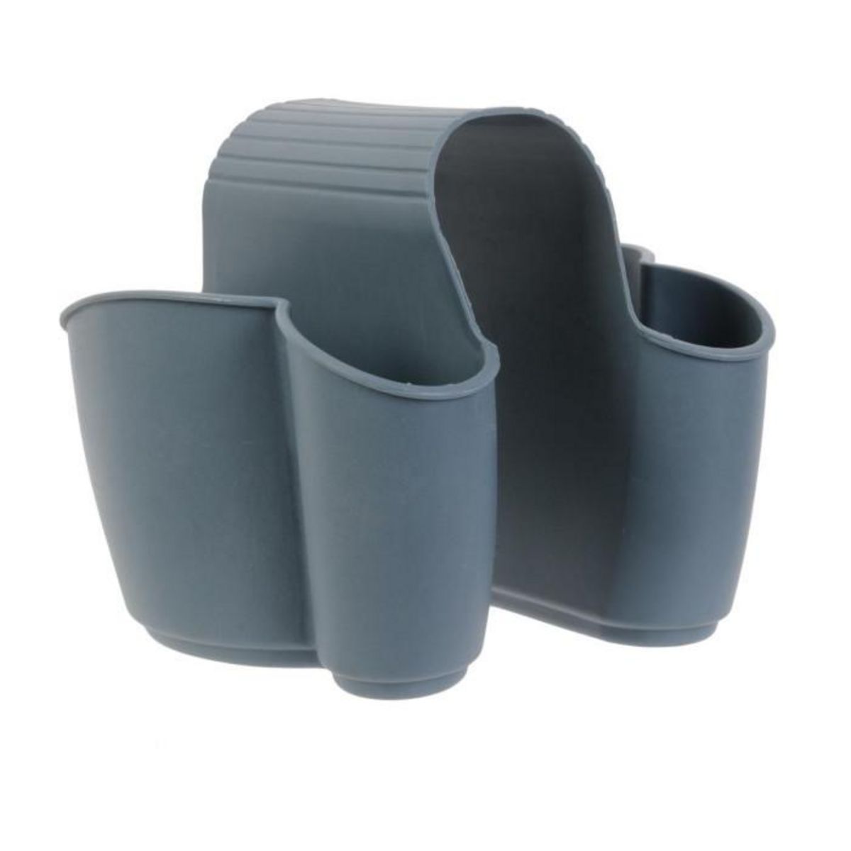 Paris Prix Porte-Éponges Double  Hygiène  14cm Gris