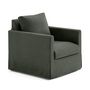Voir la diapositive 3 : LISA DESIGN Serena - fauteuil déhoussable en velours