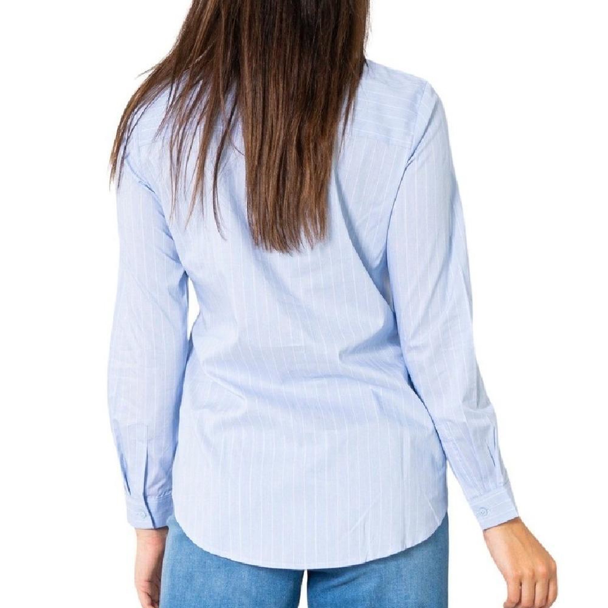 Voir la diapositive 2 : JACQUELINE DE YONG Chemise Bleue à rayures Femme JDY Mio