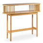 Voir la diapositive 2 : Paris Prix Console Design en Bambou  Giovanni  100cm Naturel