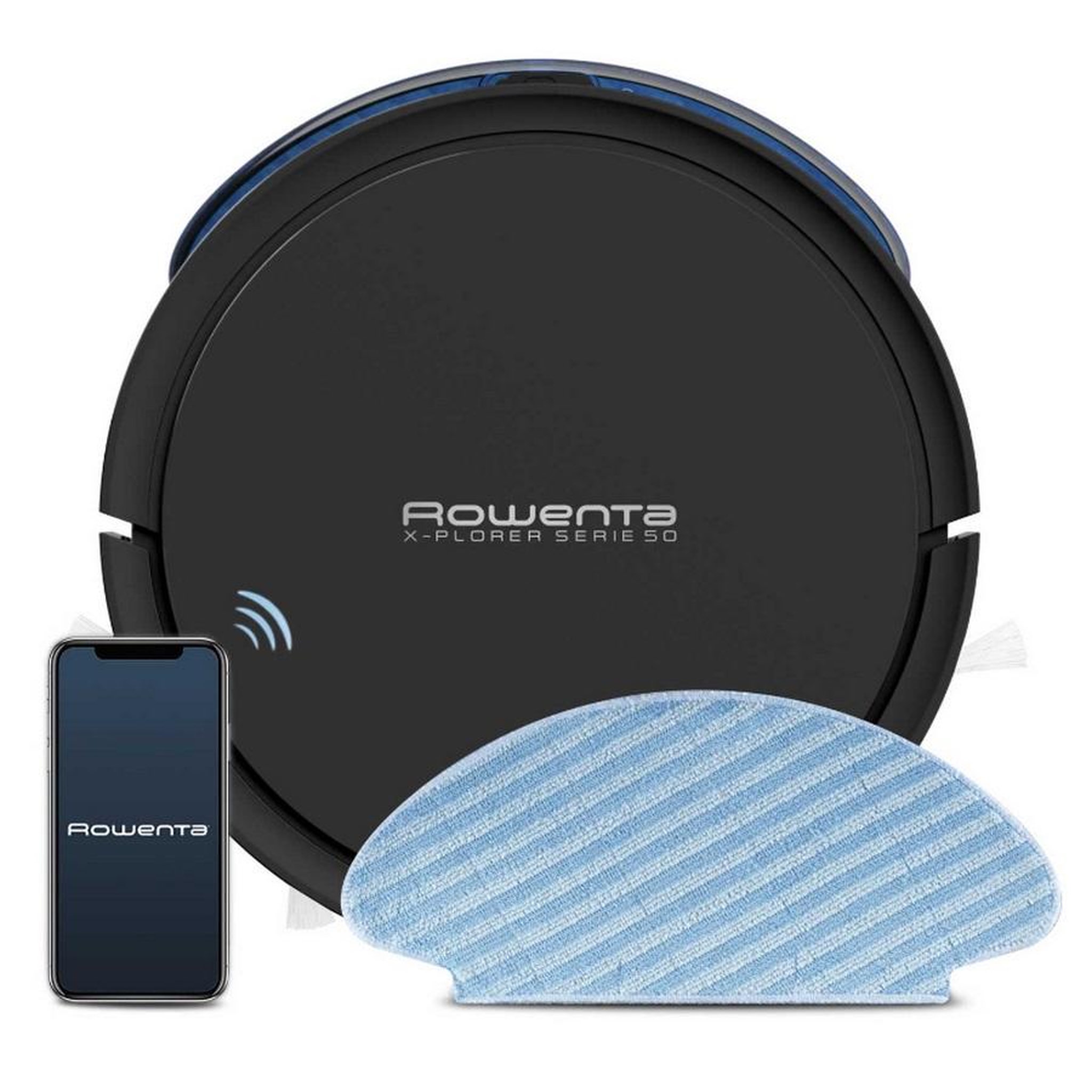 ROWENTA Aspirateur robot connecté - rr7375wh