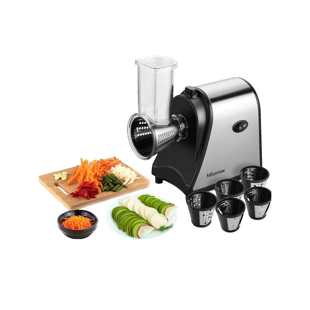 MYTEK Couteau électrique Meykey Modèle 250W avec 5 accessoires