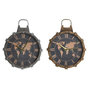 Voir la diapositive 1 : AAAAA Horloge Murale DKD Home Decor Doré Argenté Verre Fer Mappemonde 42 x 8,5 x 54 cm (2 Unités)