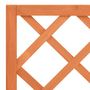 Voir la diapositive 5 : VIDAXL Jardiniere a treillis jardin Marron 70x30x135 cm Bois de sapin