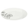 Voir la diapositive 2 : SECRET DE GOURMET Lot de 6 Assiettes Plates  Azalée  27cm Blanc