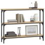 Voir la diapositive 3 : VIDAXL Table console chêne sonoma 100x22,5x75 cm bois d ingénierie