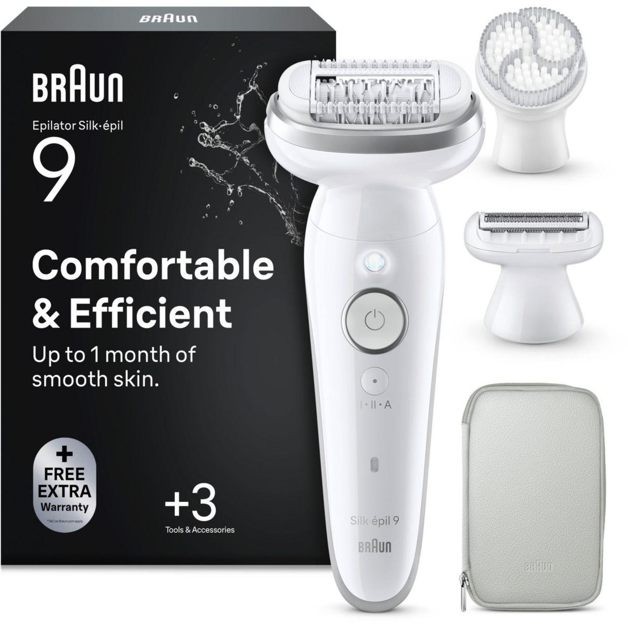 BRAUN Epilateur électrique Silk-épil SES 9-061
