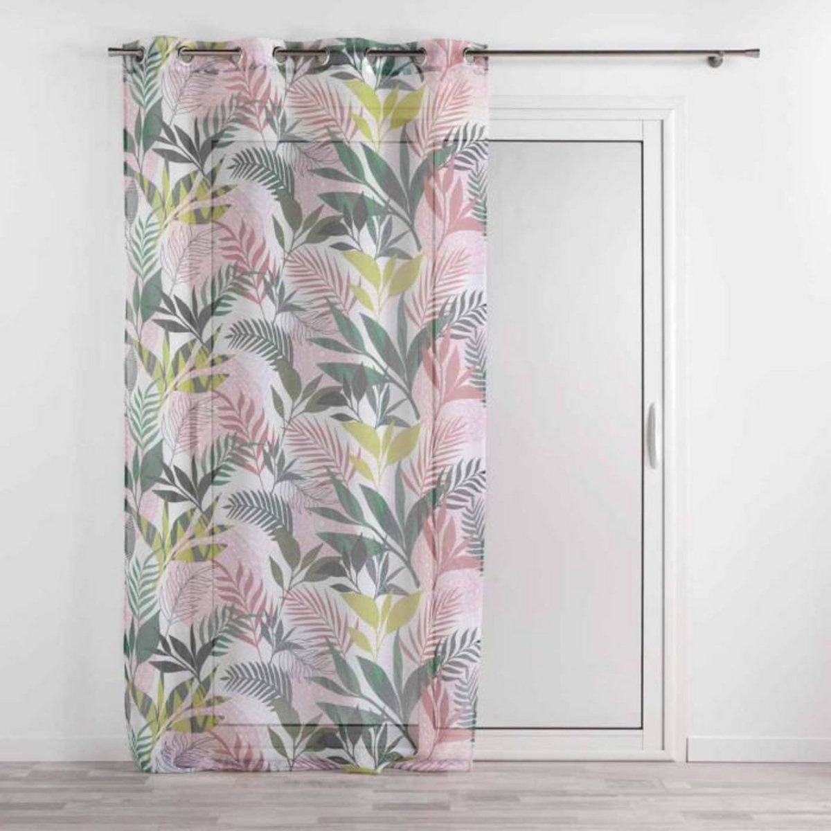 Paris Prix Rideau Voilage à Œillets  Assana  140x240cm Rose