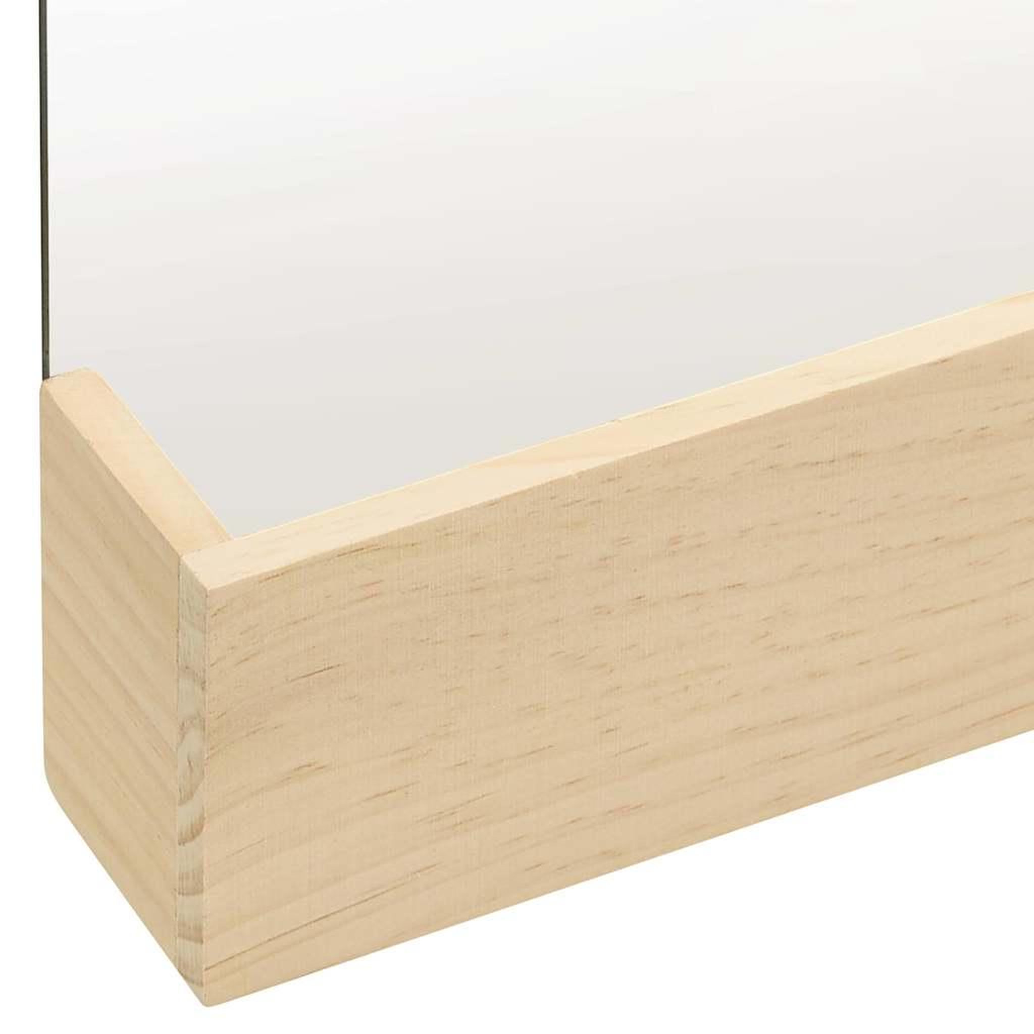 Voir la diapositive 5 : VIDAXL Miroir mural bois de pin massif 23x39,5 cm