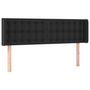 Voir la diapositive 3 : VIDAXL Tete de lit a LED Noir 147x16x78/88 cm Similicuir