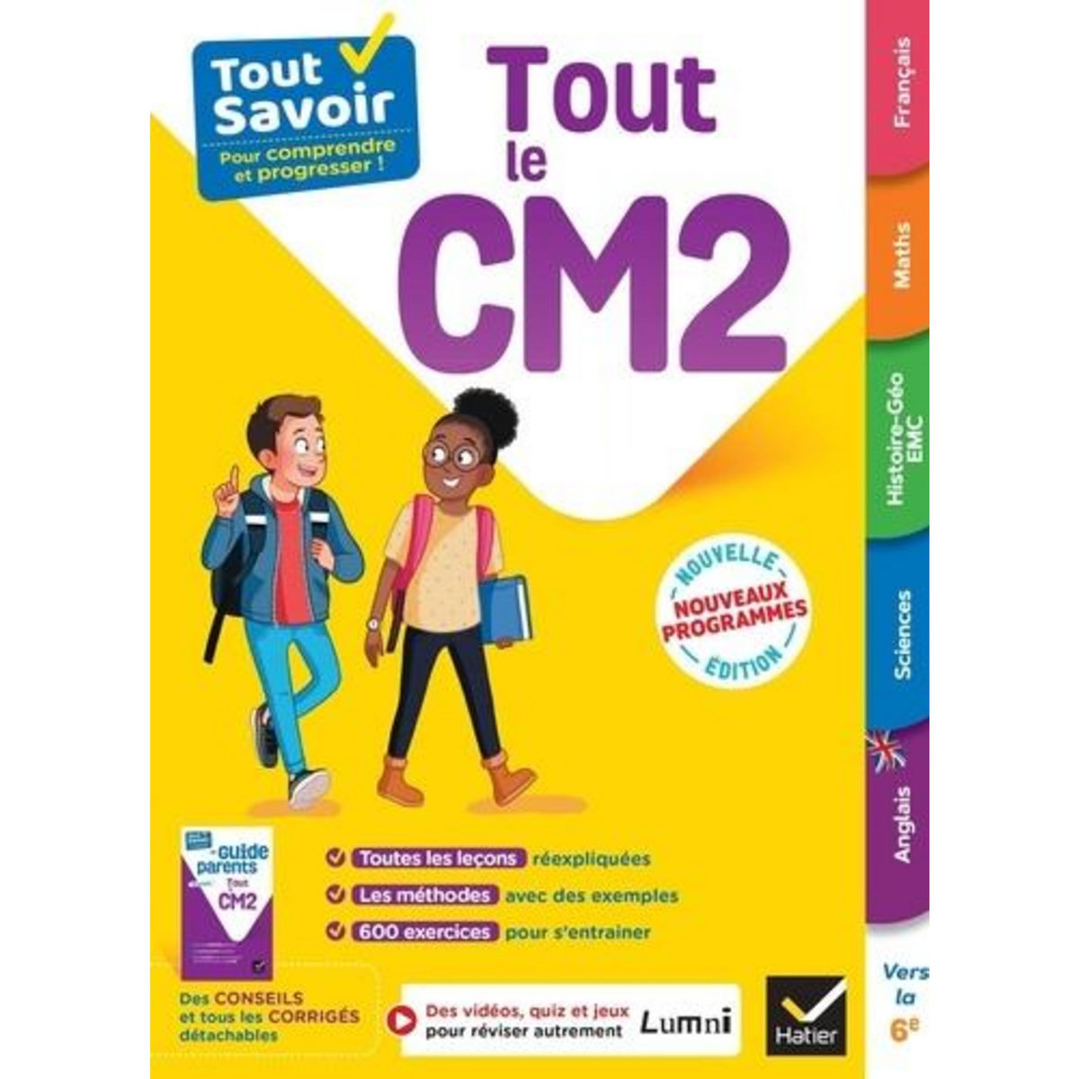 TOUT LE CM2. AVEC LE GUIDE PARENTS DETACHABLE, Grison Stéphanie