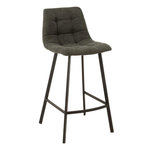 Paris Prix Chaise de Bar Design  Stéphane  95cm Gris Foncé