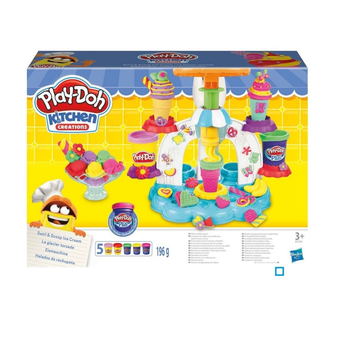 PLAY-DOH Play-Doh Glacier torsade - Pâte à modeler 