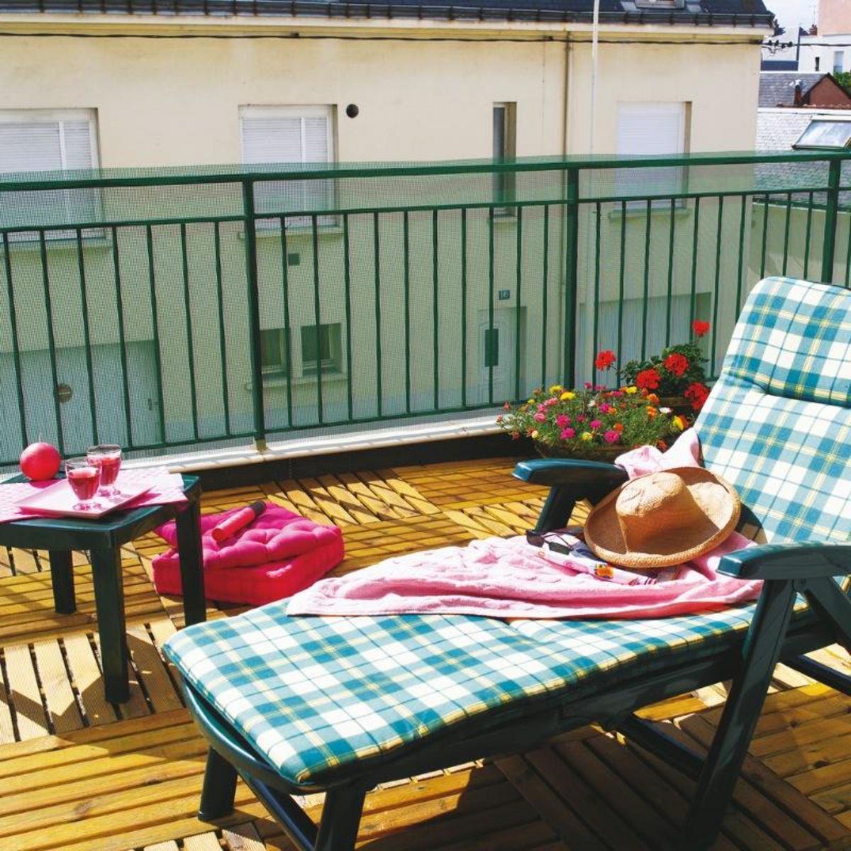 Nortene Grillage plastique maille carrée Vert 1 x 5 m BALCONET