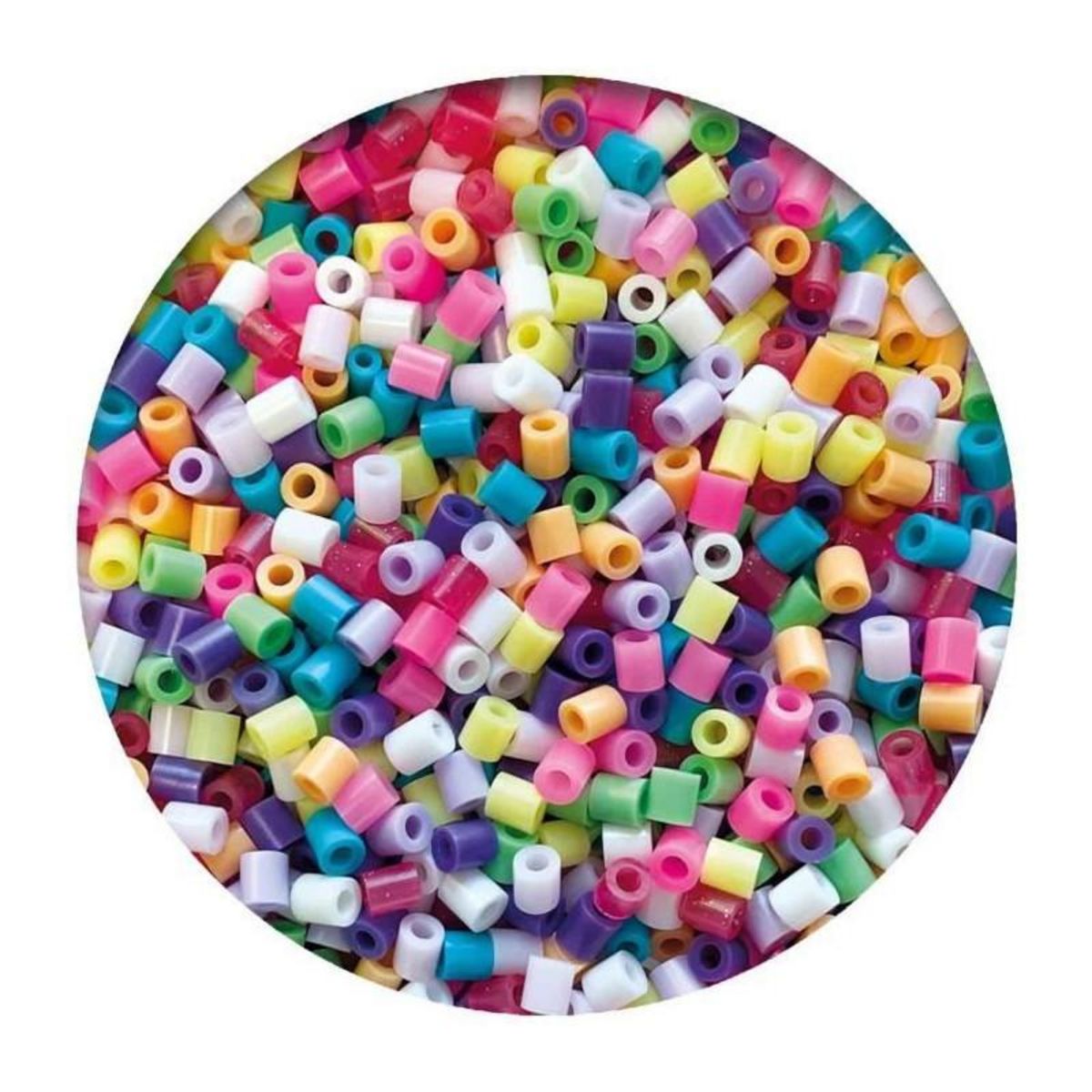 SES Creative Mélange de perles a repasser - Boîtes 9000 trendy - SES CREATIVE - 9000 perles aux couleurs vives.