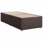 Voir la diapositive 3 : VIDAXL Cadre de lit sans matelas marron fonce 80x200 cm tissu
