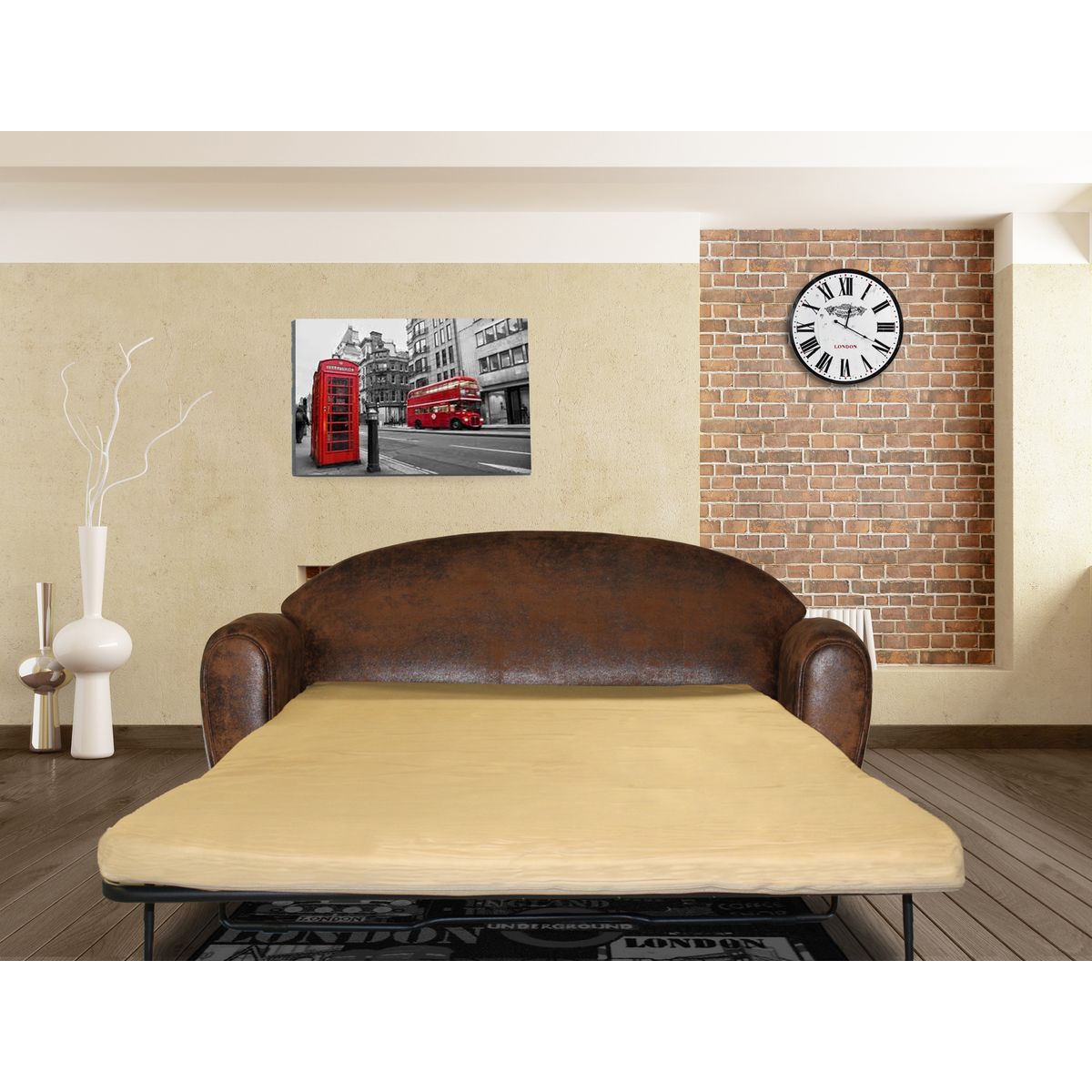 Canapé club 3 places convertible FARWEST