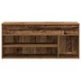 Voir la diapositive 4 : VIDAXL Banc à chaussures vieux bois 102x30,5x45 cm bois d ingénierie