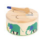 Voir la diapositive 1 : Juratoys-Janod Gioia Drum - Tambour en bois a partir de 18 mois