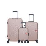 SWISS KOPPER SWISS KOPPER - LOT DE 3 - Valises grand format, weekend et cabine XXS SPIEZ. Coloris disponibles : Gris