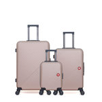 SWISS KOPPER SWISS KOPPER - LOT DE 3 - Valises grand format, weekend et cabine XXS SPIEZ. Coloris disponibles : Beige, Bleu, Gris, Noir, Rose