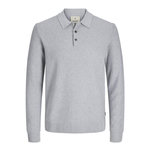 Jack & Jones Polo Manches  ongues  Homme Jack & Jones Sandri. Coloris disponibles : Gris