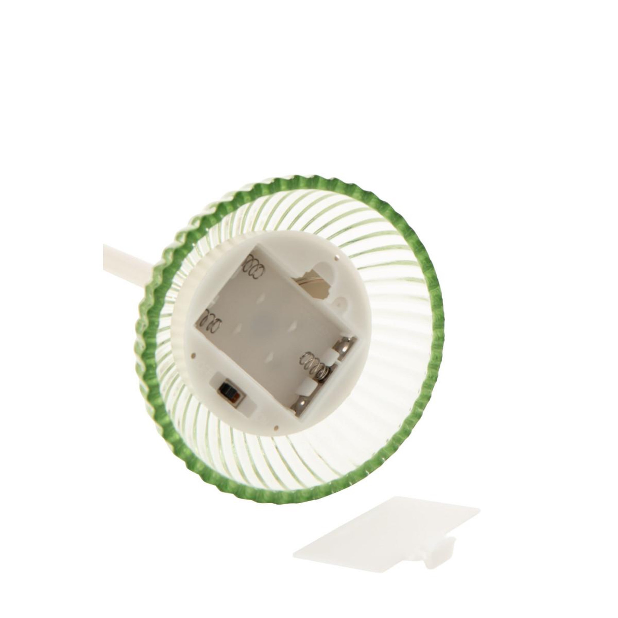 Voir la diapositive 4 : J-LINE Lampe à poser led coquillage  conchiglia  37cm vert clair
