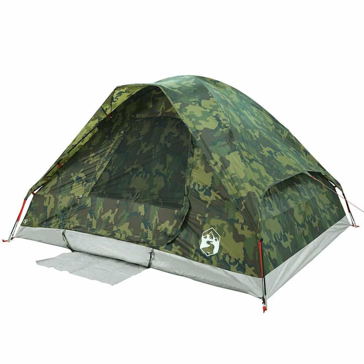 VIDAXL Tente familiale a dome 6 personnes camouflage impermeable