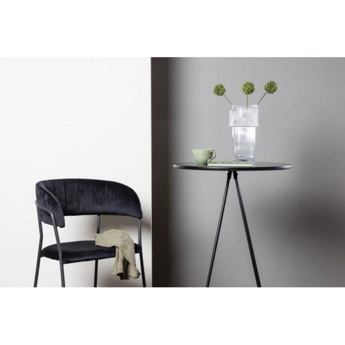 Paris Prix Table de Bar  Bistro  105cm Noir