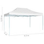Voir la diapositive 6 : VIDAXL Tente de reception pliable 3x4,5 m Blanc