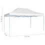 Voir la diapositive 6 : VIDAXL Tente de reception pliable 3x4,5 m Blanc