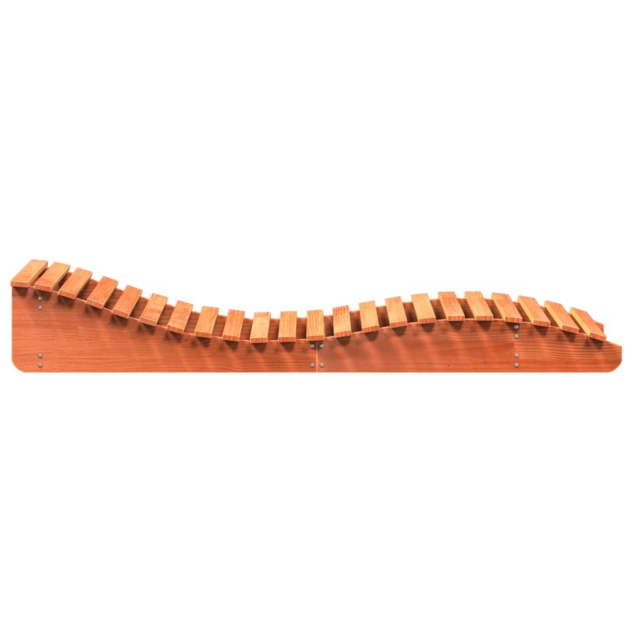 Voir la diapositive 5 : VIDAXL Chaise longue cire marron 205x80x31,5 cm bois massif de pin