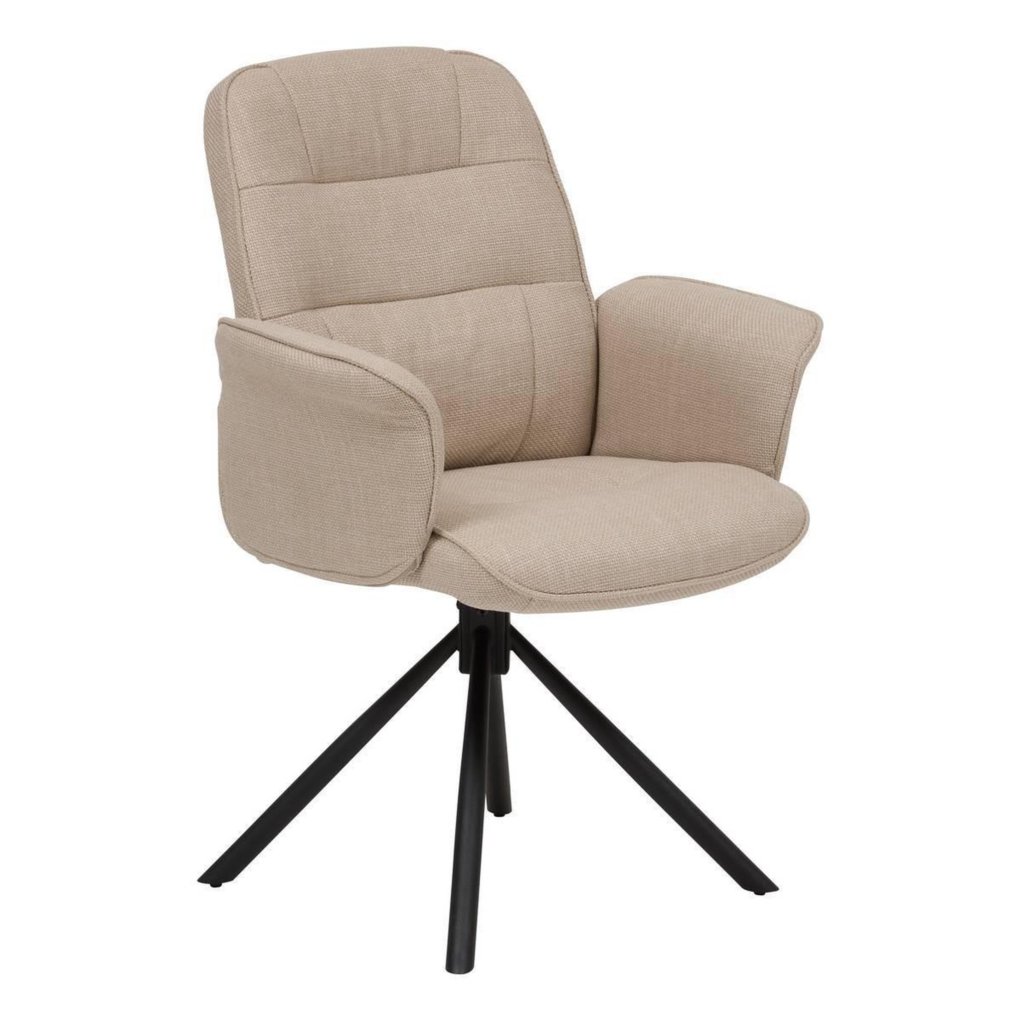 ATMOSPHERA Fauteuil de Bureau Pivotant  Sisco  98cm Beige
