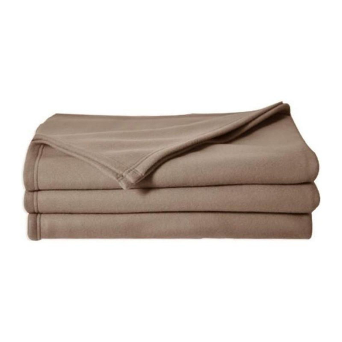 POYET MOTTE POLECO couverture polaire TAUPE 220
