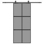 Voir la diapositive 2 : VIDAXL Porte coulissante avec kit de quincaillerie noir 90x205 cm