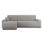 Voir la diapositive 6 : BEST MOBILIER Artemisa - canapé d'angle réversible 4 places - convertible avec coffre - en velours côtelé
