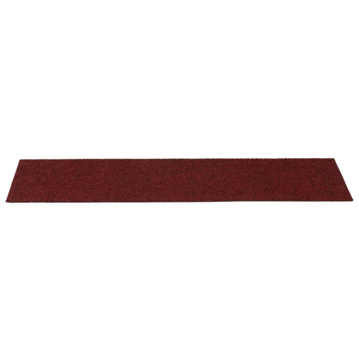 VIDAXL Tapis d'escalier autocollants Rectangulaire 15pcs 76x20cm Rouge