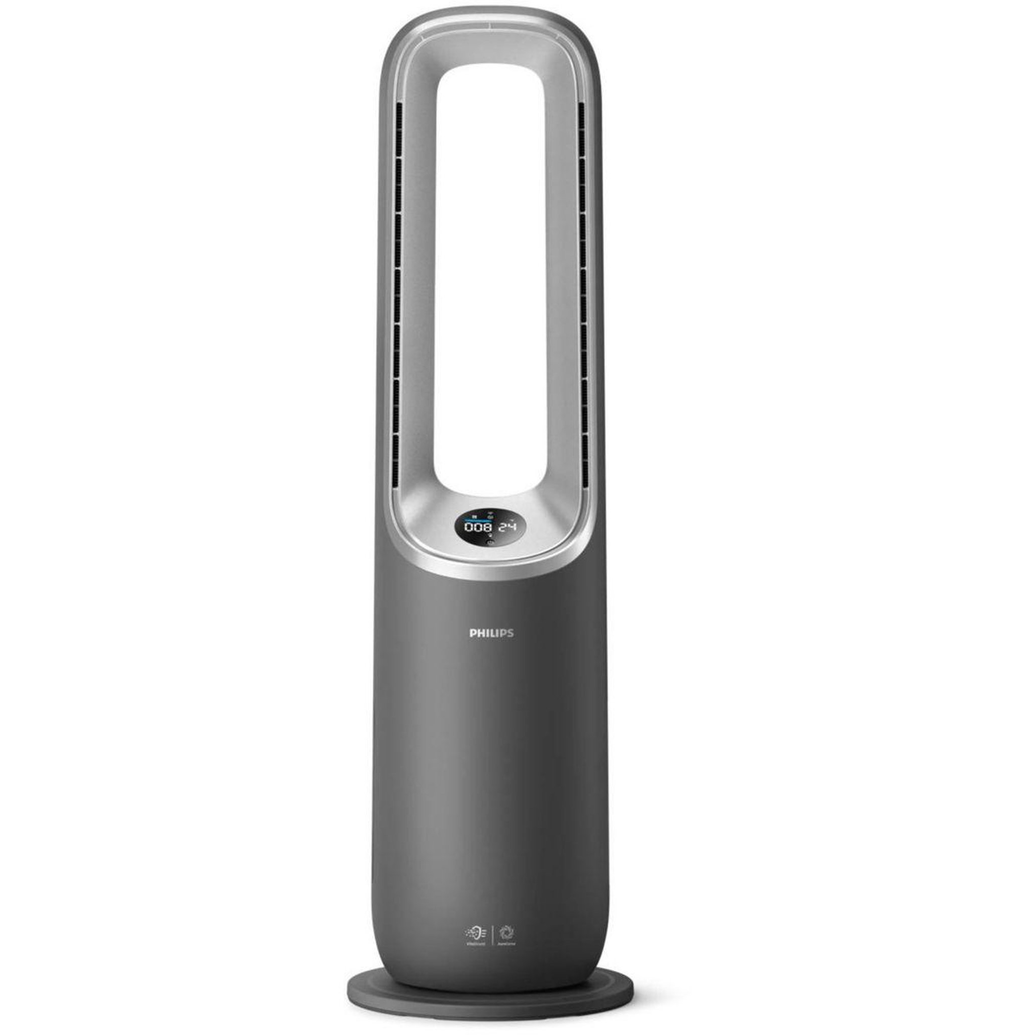 Voir la diapositive 2 : Philips Purificateur d'air, ventilateur, chauffage AMF870/15  3-en-1 Série 8000, jusqu'à 70 m², Gris